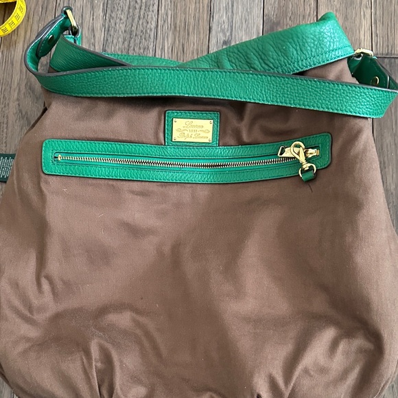 Ralph Lauren saddle bag all leather Kelly Green - Picture 4 of 9